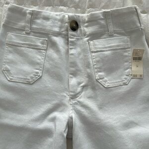 Anthropologie Collette White Denim pants